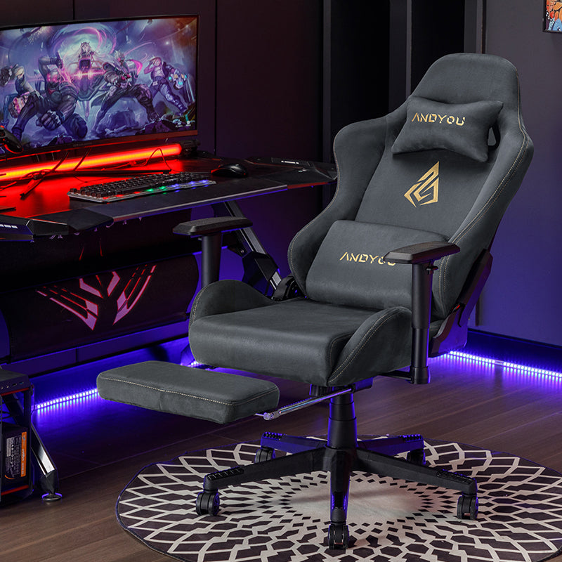 Gaming Chair, Breathable Office Chair, Adjustable Rotating Task Chair ...