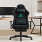 ANDYOU Ergonomic Gaming Chair, Adjustable Rotating Task Chair with Footrest - Black