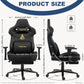 Andyou Gaming Chair – Ergonomic PC Chair with Faux Suede, 90–155° Recline, 18° Tilt, 3D Armrests, 220kg Capacity