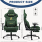 Andyou Gaming Chair – Ergonomic PC Chair with Faux Suede, 90–155° Recline, 18° Tilt, 3D Armrests, 220kg Capacity