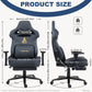 Andyou Gaming Chair – Ergonomic PC Chair with Faux Suede, 90–155° Recline, 18° Tilt, 3D Armrests, 220kg Capacity
