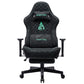 ANDYOU Ergonomic Gaming Chair, Adjustable Rotating Task Chair with Footrest - Black