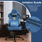 Andyou Gaming Chair – Faux Suede, 12° Tilt, 220kg Capacity, 3D Armrests, 90–155° Recline, Ergonomic PC Chair