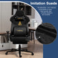 Andyou Gaming Chair – Ergonomic PC Chair with Faux Suede, 90–155° Recline, 18° Tilt, 3D Armrests, 220kg Capacity
