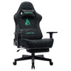 ANDYOU Ergonomic Gaming Chair, Adjustable Rotating Task Chair with Footrest - Black