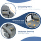 ANDYOU Gaming Chair with Footrest, Ergonomic PU Leather Computer Chair - Grey