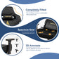Andyou Gaming Chair – Faux Suede, 12° Tilt, 220kg Capacity, 3D Armrests, 90–155° Recline, Ergonomic PC Chair