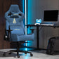 Andyou Gaming Chair – Faux Suede, 12° Tilt, 220kg Capacity, 3D Armrests, 90–155° Recline, Ergonomic PC Chair