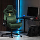 Andyou Gaming Chair – Ergonomic PC Chair with Faux Suede, 90–155° Recline, 18° Tilt, 3D Armrests, 220kg Capacity