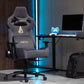Andyou Gaming Chair – Faux Suede, 12° Tilt, 220kg Capacity, 3D Armrests, 90–155° Recline, Ergonomic PC Chair